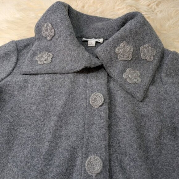 Pendleton Grey Wool jacket Women Size Large - Picture 4 of 10